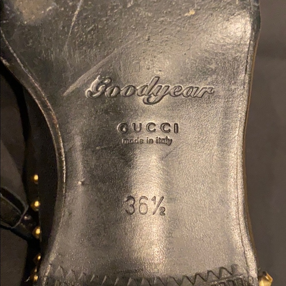 🔹Gucci Studded Leather Oxford - Picture 7 of 9